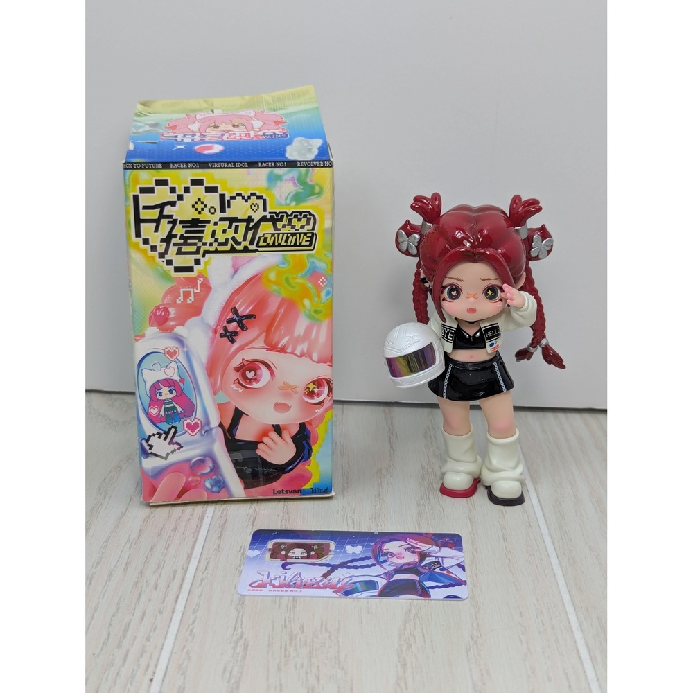 Letsvan KiliKili Y2K Online Series Racer No.1 Figure Red White Anime Blind Box